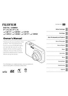 Fujifilm FinePix J30 manual. Camera Instructions.